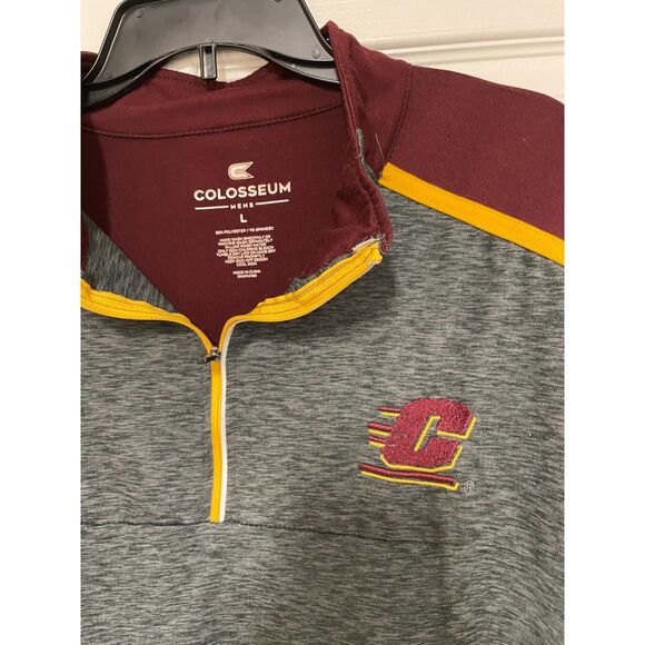 Central Michigan University Chips Pullover Shirt Colosseum L MAC - Picture 2 of 3